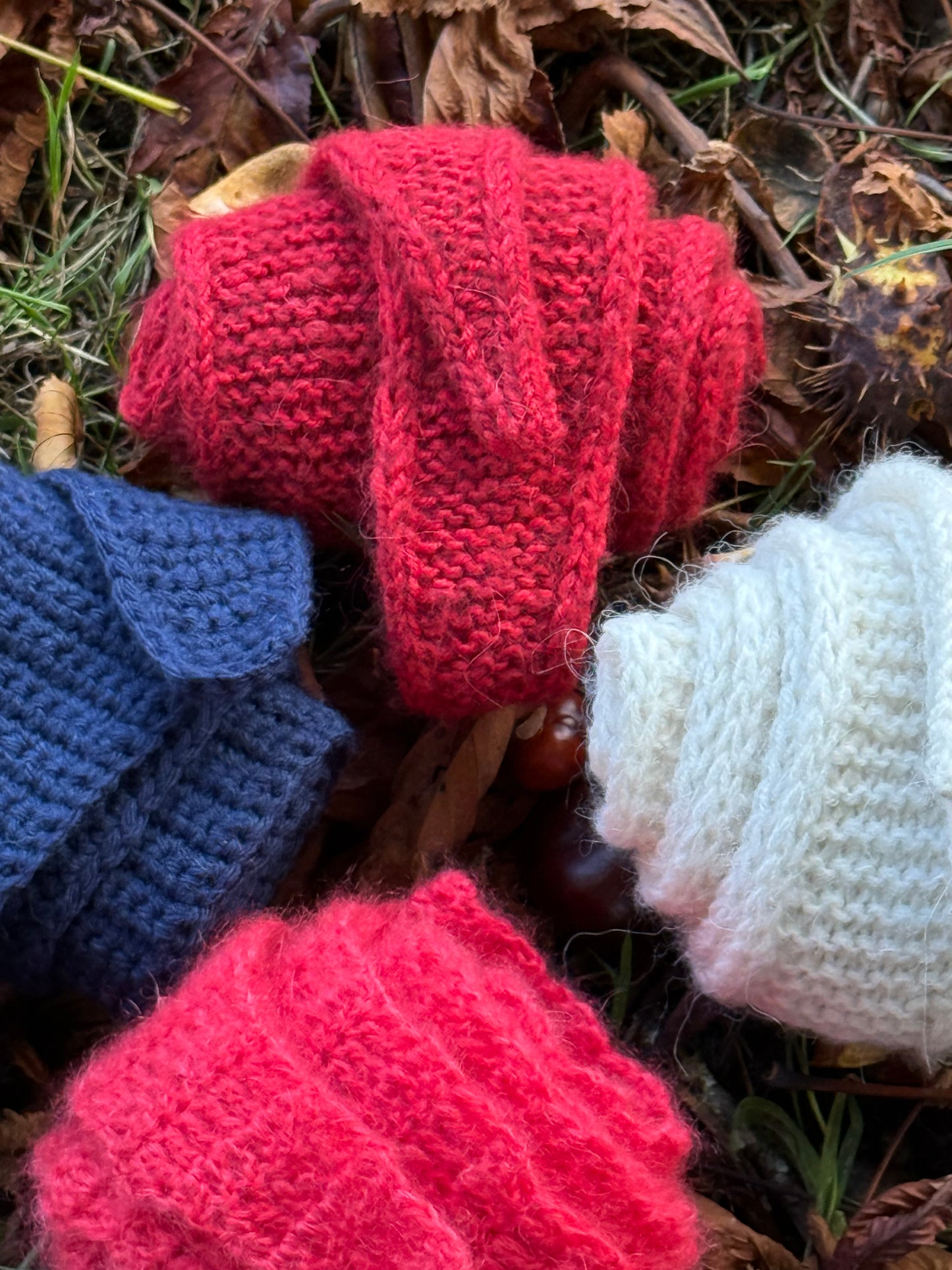 Écharpe tricotée façon scandinave