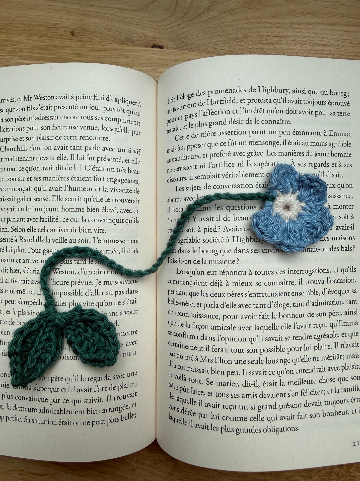 Fleur Daisie - marque page