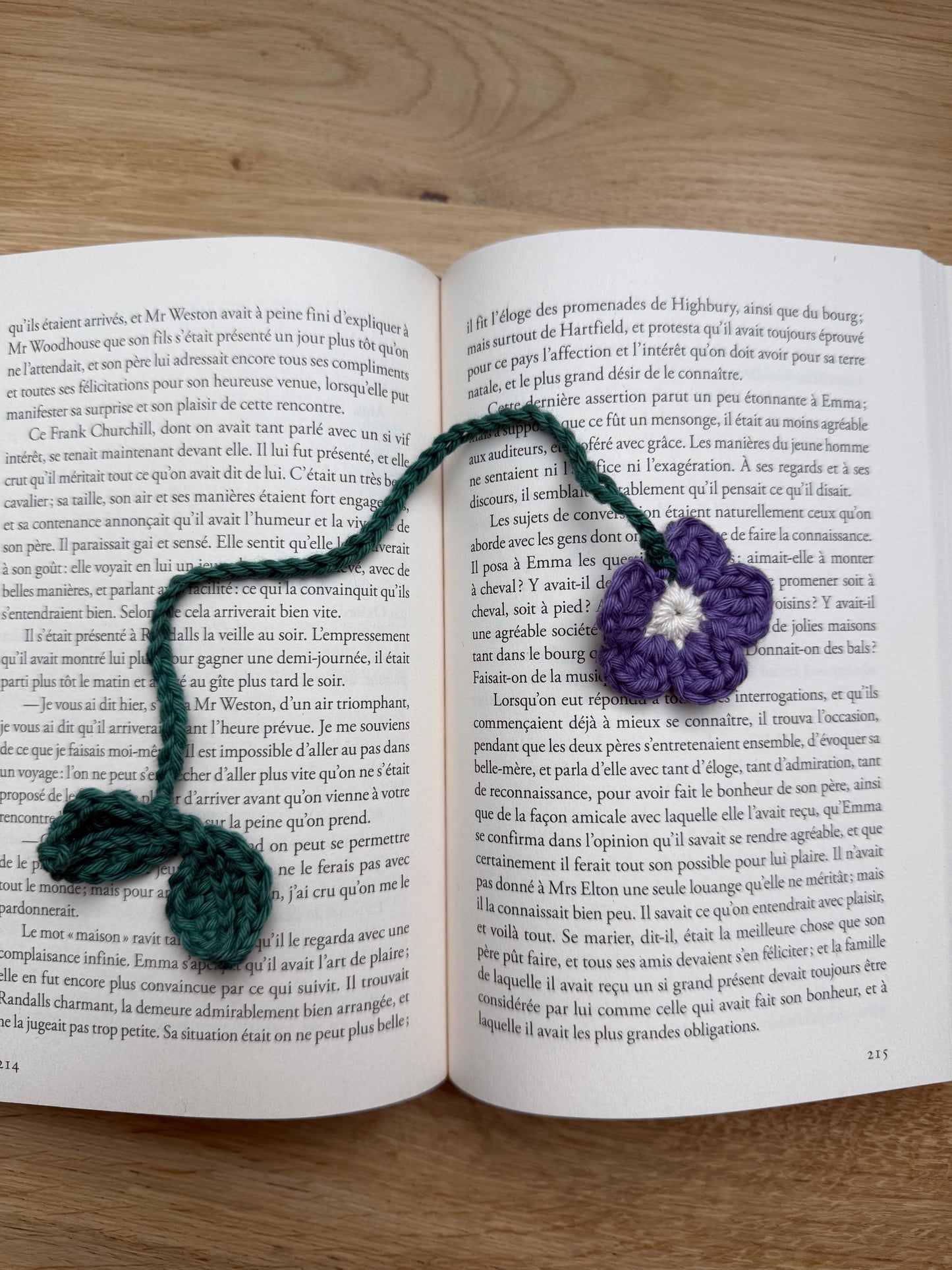 Fleur Daisie - marque page