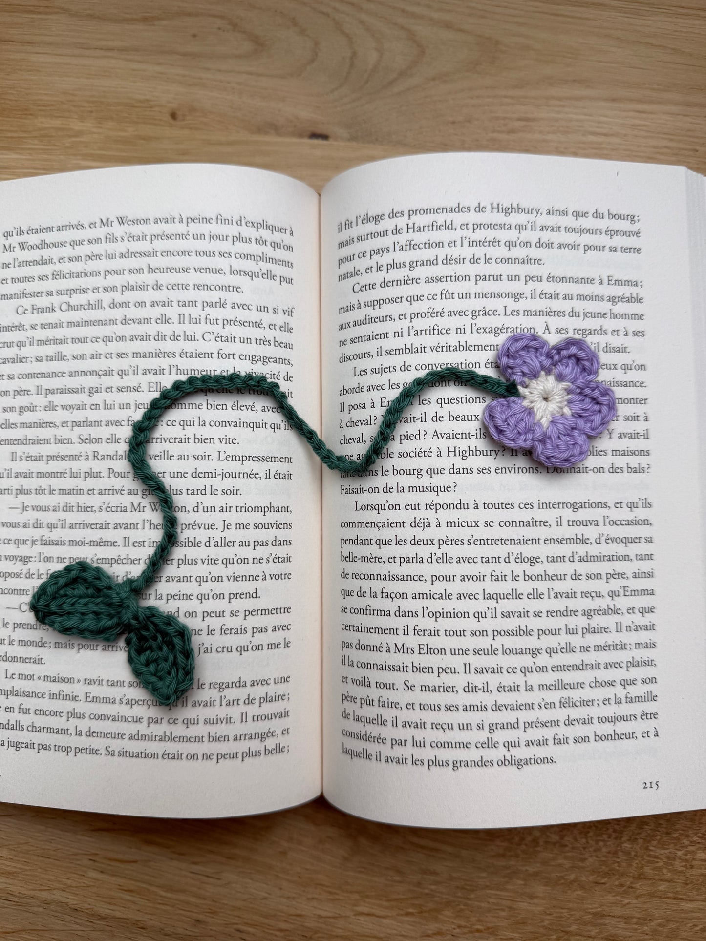 Fleur Daisie - marque page