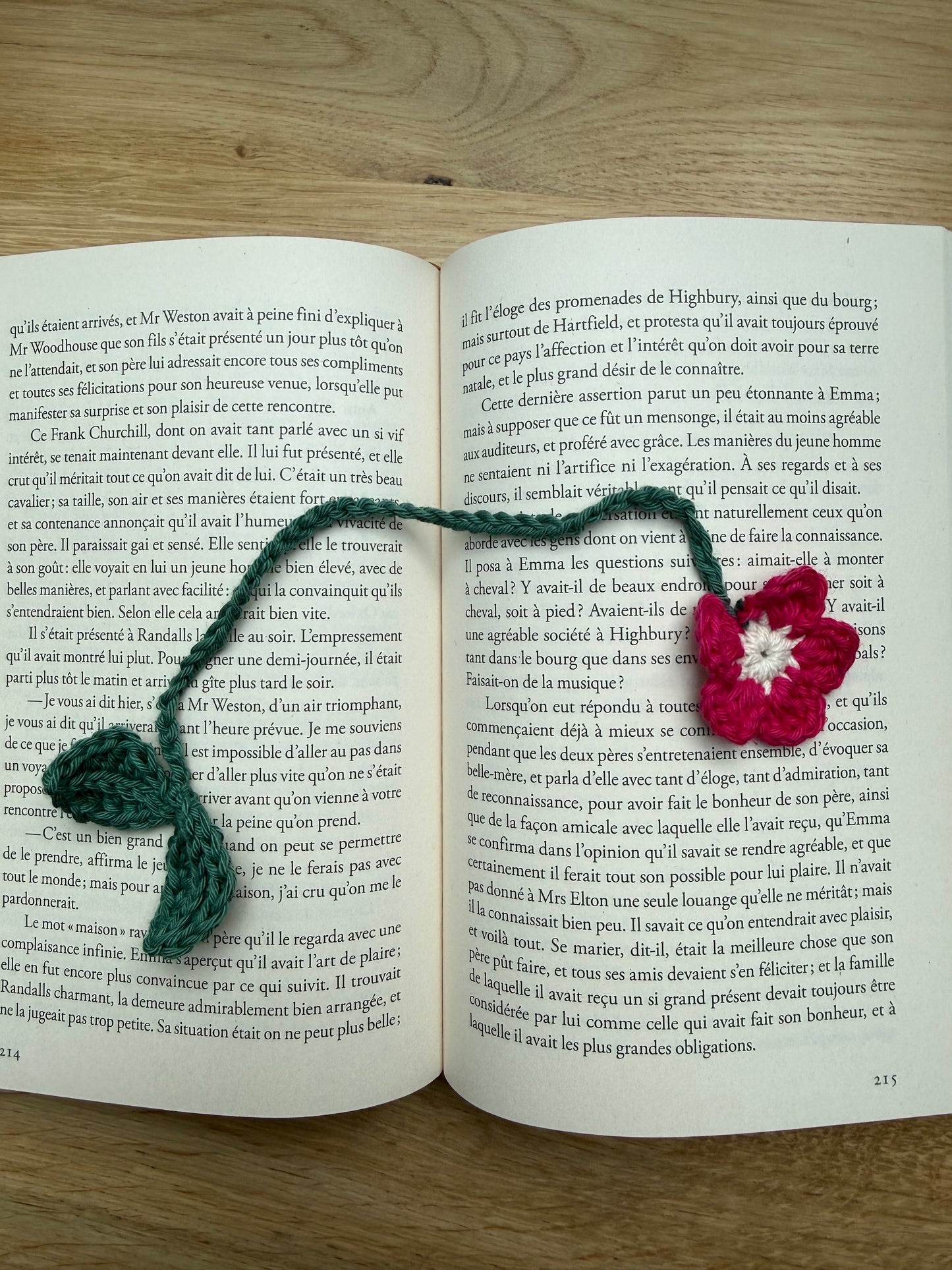 Fleur Daisie - marque page