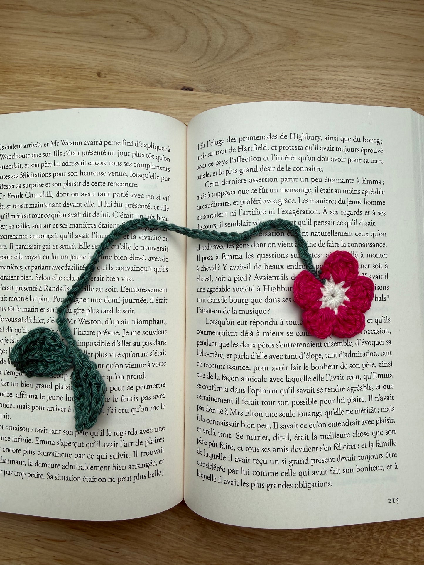 Fleur Daisie - marque page