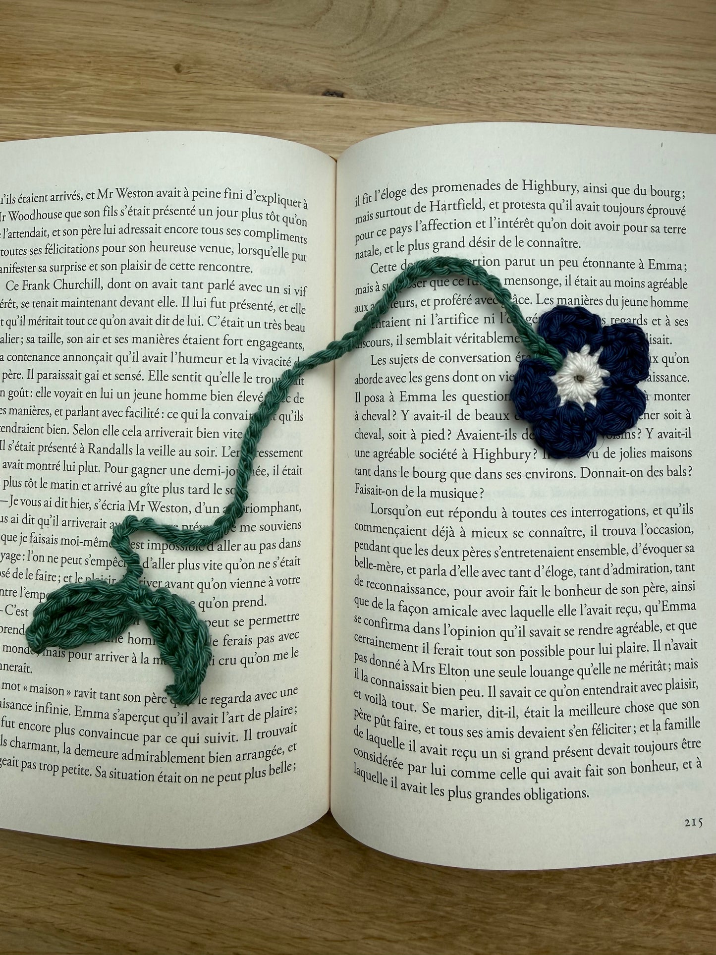 Fleur Daisie - marque page