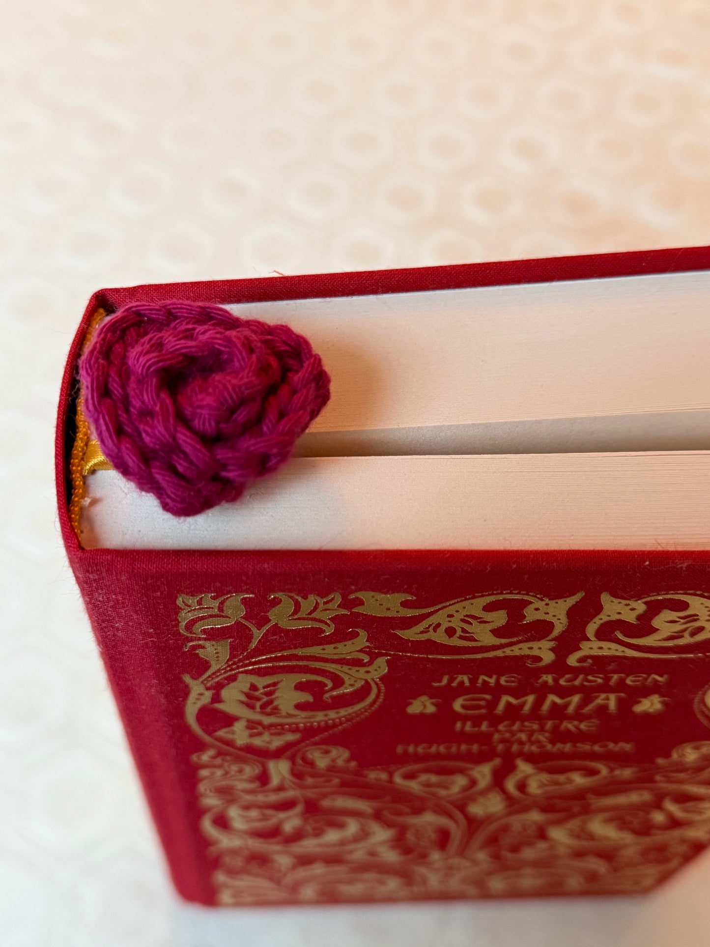 La rose - marque page